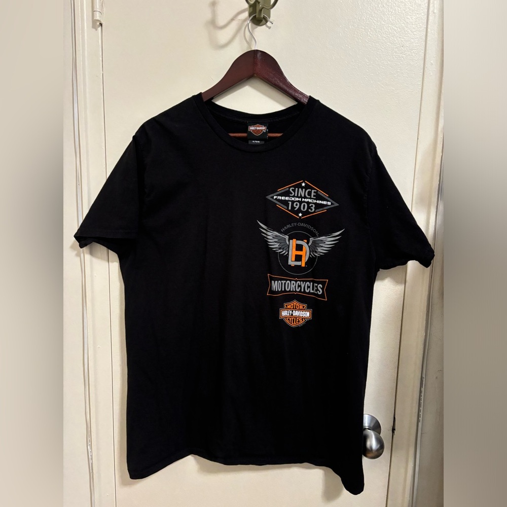 2021 Harley-Davidson Black Men's T-Shirt Size XL Mayer AZ